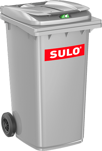 SULO dustbin waste bin dustbin waste separation Rest BIN 50 L Round alubügel 