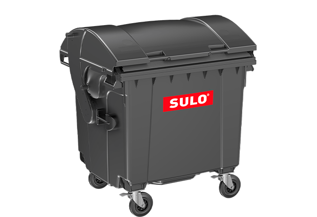 Mülltonne Citybac 1100L Runddeckel Container thumbnail